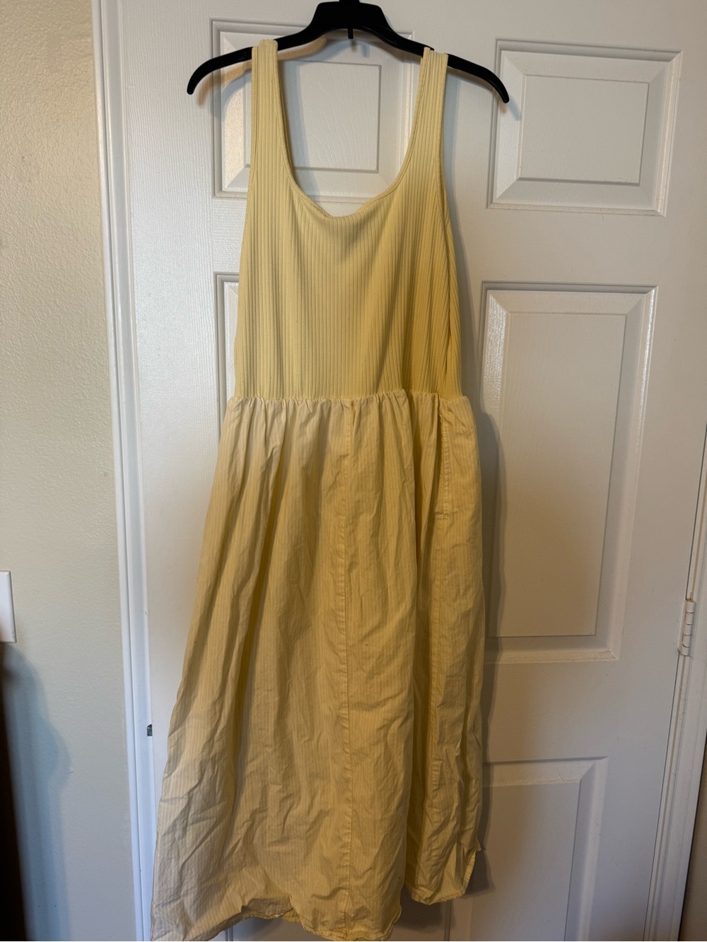a new day Pale Yellow Sleeveless Maxi Dress